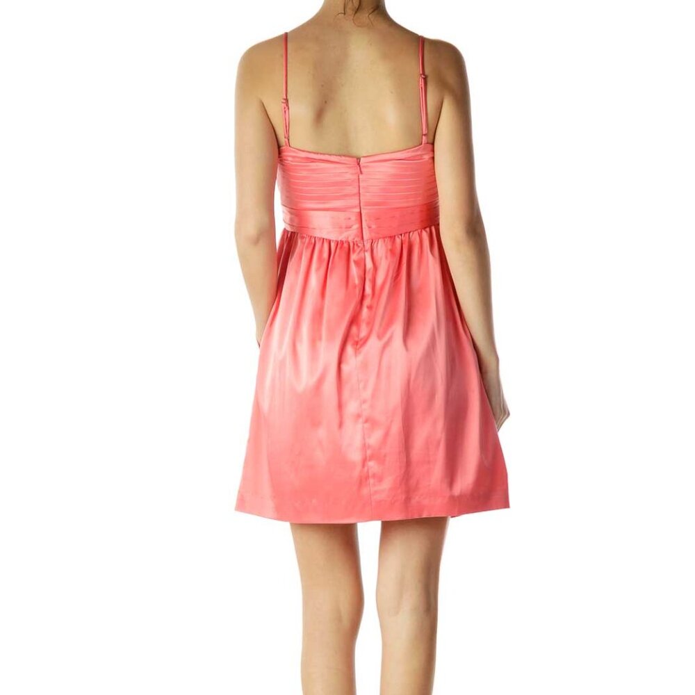 BCBGeneration Pink Empire Waist Cocktail Dress - Picture 3 of 3